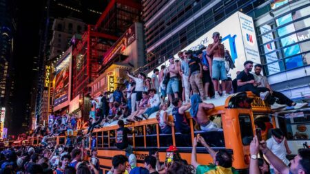 Chaos unfolds in New York City after Knicks win first NBA championship in decades Chaos unfolds in New York City after Knicks win first NBA championship in decades