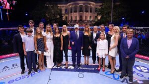 Melania Trump and Ivanka Trump bring family star power to White House UFC event