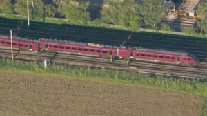 Two-train crash leaves victims bloodied as emergency crews rush to chaotic scene: report Two-train crash leaves victims bloodied as emergency crews rush to chaotic scene: report