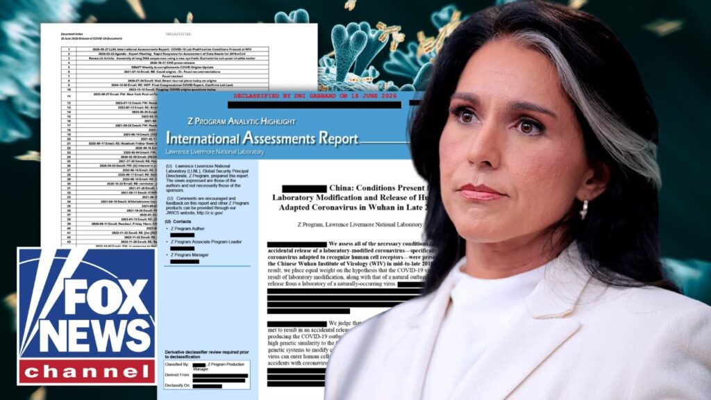DETAILS: Gabbard releases HUNDREDS of COVID lab leak documents