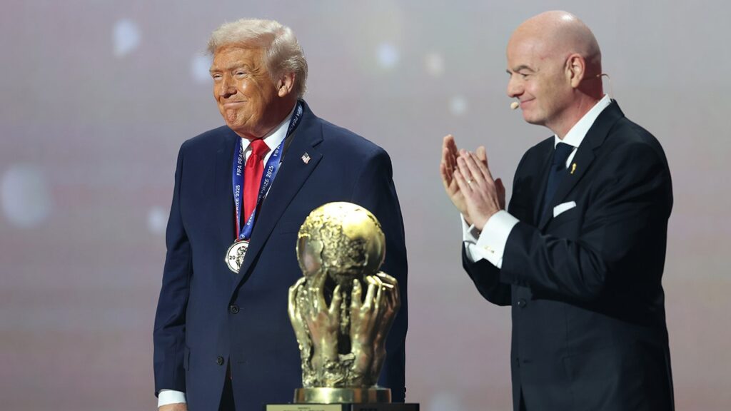 Trump set to deliver World Cup Final trophy alongside Gianni Infantino, FIFA president says