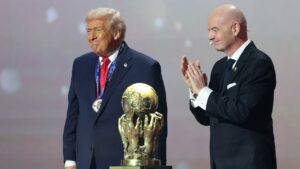 Trump set to deliver World Cup Final trophy alongside Gianni Infantino, FIFA president says