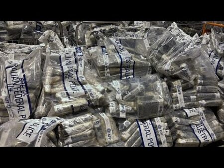 Australian police seize nearly 3 tonnes of cocaine in what has become the largest bust on record Australian police seize nearly 3 tonnes of cocaine in what has become the largest bust on record