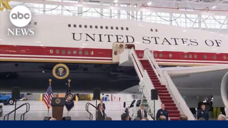 Trump unveils new Air Force One plane from Qatar as Iran postpones nuclear talks Trump unveils new Air Force One plane from Qatar as Iran postpones nuclear talks