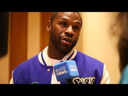 ‘I’m in great shape,’ boxing legend Floyd Mayweather tells Euronews ahead of Athens fight