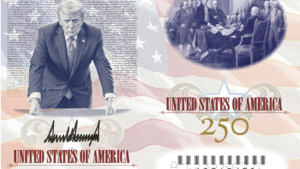 New limited-edition US passport features Trump’s image and a warning
