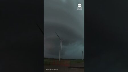 Footage captures severe storms across western Oklahoma