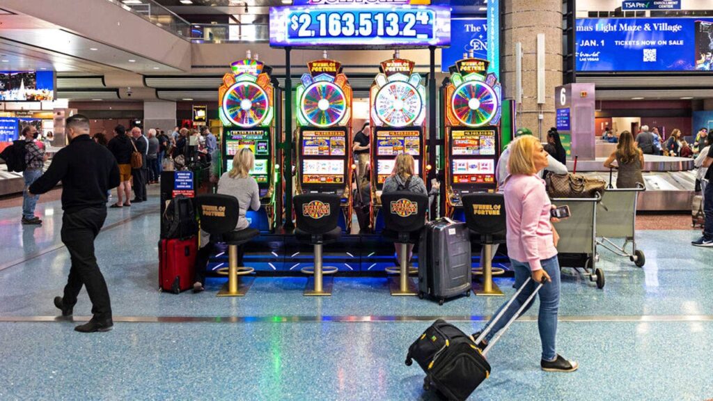 Lucky traveler wins .3M jackpot on ‘Wheel of Fortune’ slot machine at Harry Reid International Airport