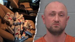 Florida man arrested for DUI after troopers allegedly find 34 open alcohol containers in vehicle