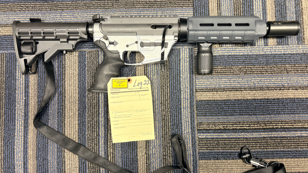 Gun found in home