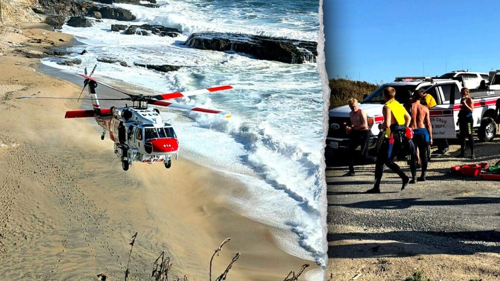 California co-eds killed after being swept out to sea by dangerous waves while sleeping California co-eds killed after being swept out to sea by dangerous waves while sleeping