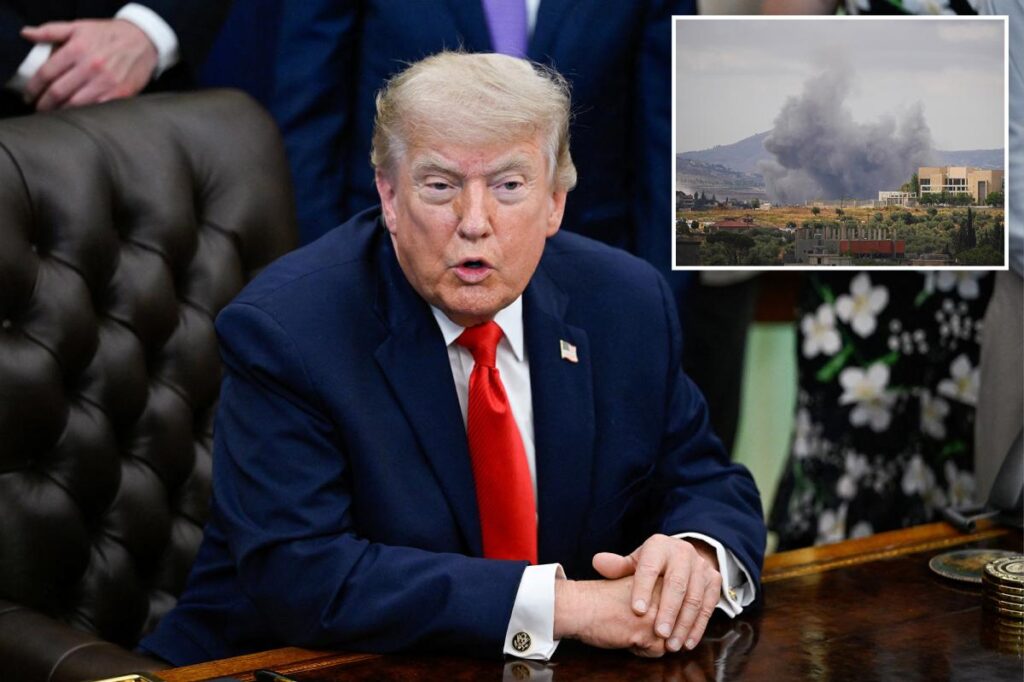 Trump criticizes Israel for striking Lebanon, says attack could delay imminent Iran peace deal: ‘Let’s not blow it!’ Trump criticizes Israel for striking Lebanon, says attack could delay imminent Iran peace deal: ‘Let’s not blow it!’