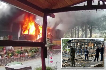 Fireworks explosion likely caused by  cigarette smoker obliterates three homes, injures 5 people