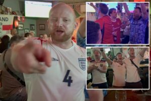 English bargoers swarm local pubs for World Cup party after victory over Panama