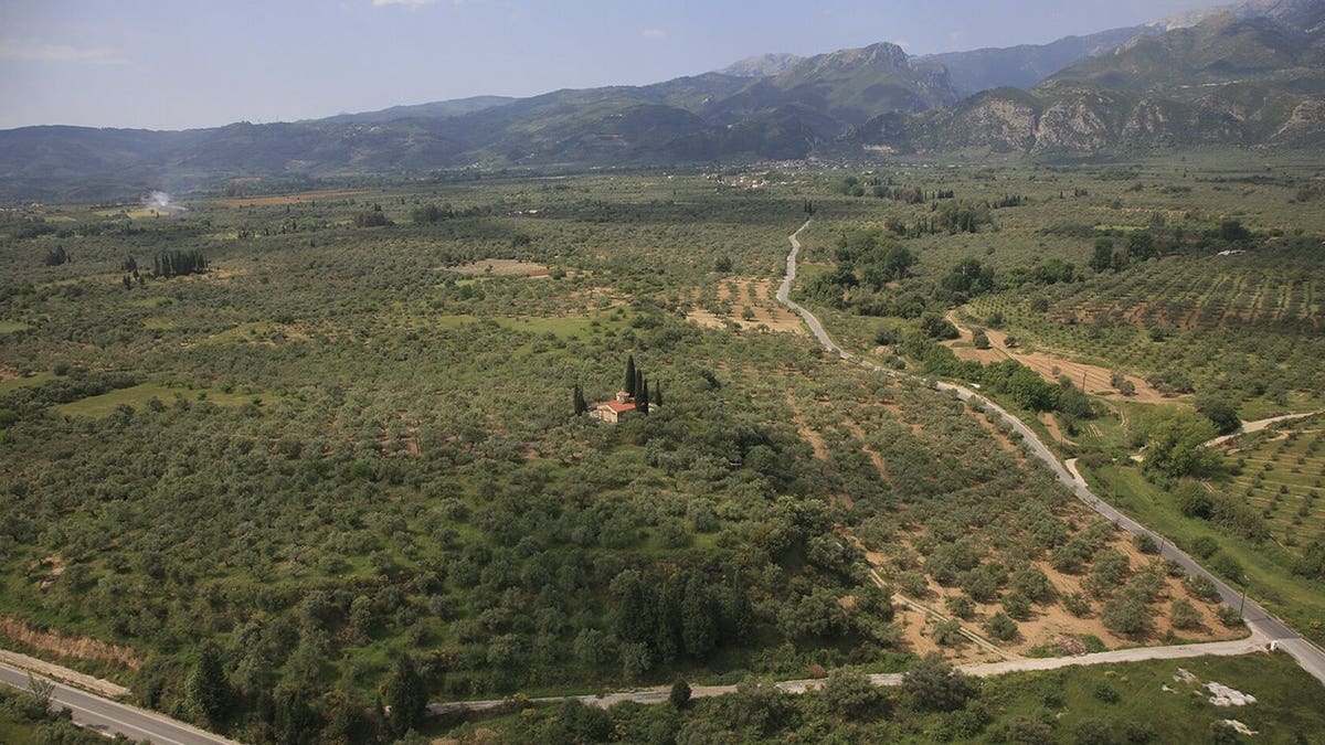 Wide view of Amykles research site