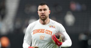 Travis Kelce Spotted at NASCAR Race in San Diego After L.A. Bachelor Party Travis Kelce Spotted at NASCAR Race in San Diego After L.A. Bachelor Party