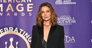 Katie Holmes’ Sleek Black Sneakers Are Making Us Ditch Boring White Ones for Good