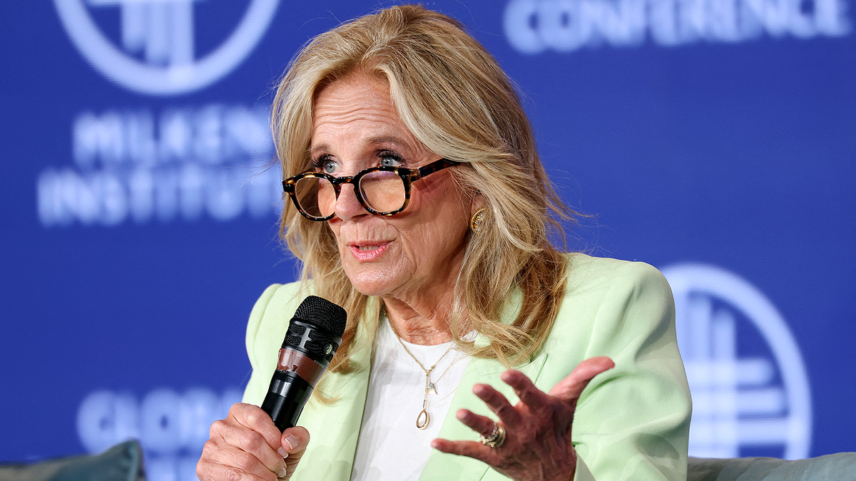 Jill Biden speaks at event