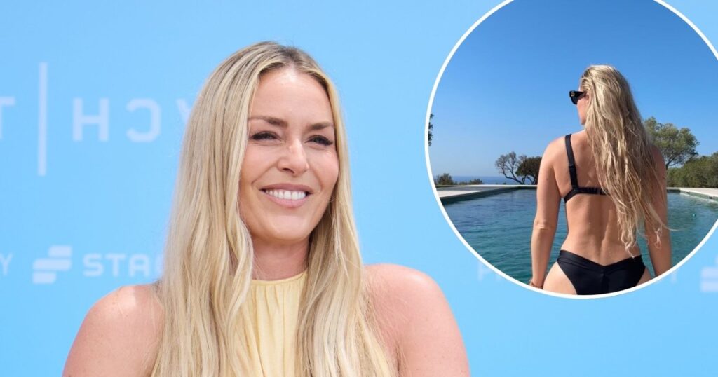 Lindsey Vonn Rocks a Black Bikini in Poolside Snap Amid Her Ongoing Leg Injury Recovery