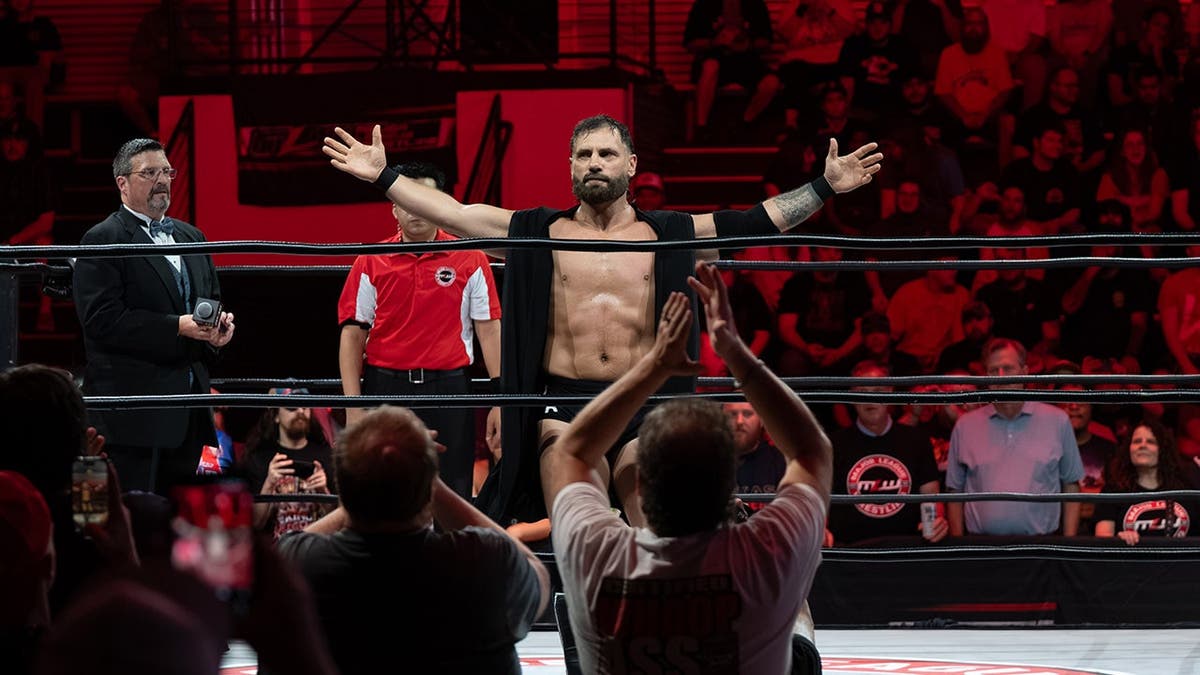 Austin Aries in the ring