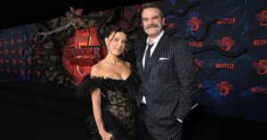 Millie Bobby Brown Praises David Harbour for Pitching Joint Project After Drama: ‘Kudos to Him’
