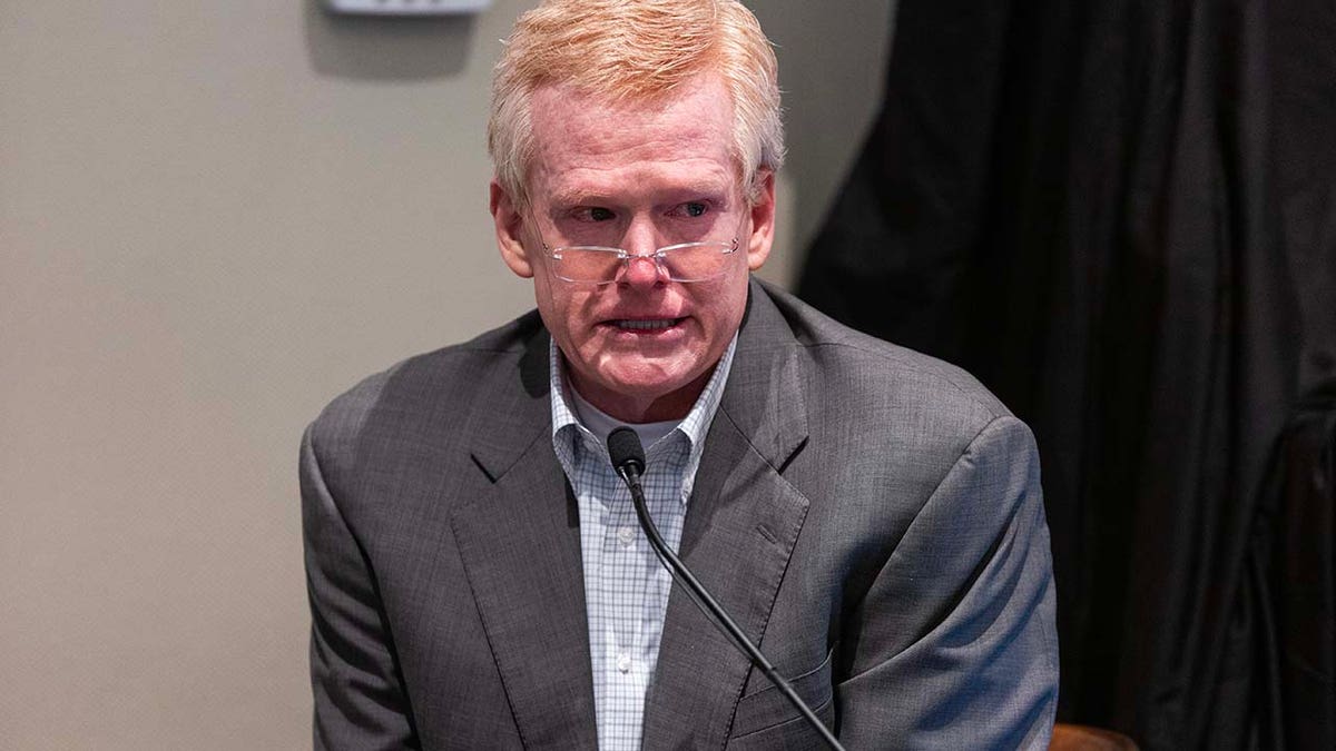 Alex Murdaugh testifies during his double murder trial.