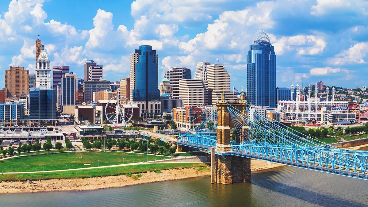 A view of an Ohio city.