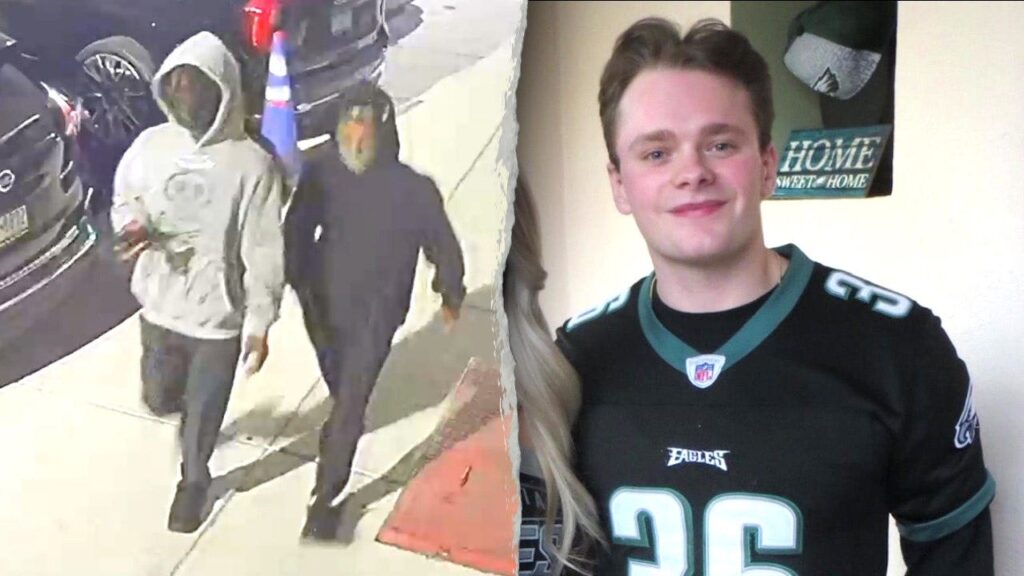 WATCH: Philadelphia police release new video of two suspects in Penn State student’s fatal robbery WATCH: Philadelphia police release new video of two suspects in Penn State student’s fatal robbery