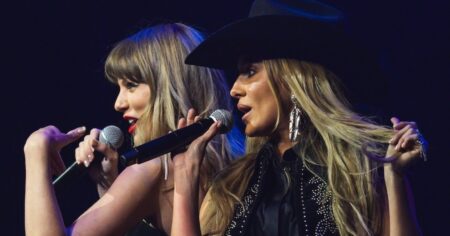 Taylor Swift Hits the Stage for Surprise ‘Love Story’ Performance at Travis Kelce’s Tight End University