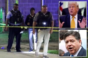 Trump says he can fix Chicago’s crime epidemic ‘fast and permanently’ after 39 shot over weekend Trump says he can fix Chicago’s crime epidemic ‘fast and permanently’ after 39 shot over weekend
