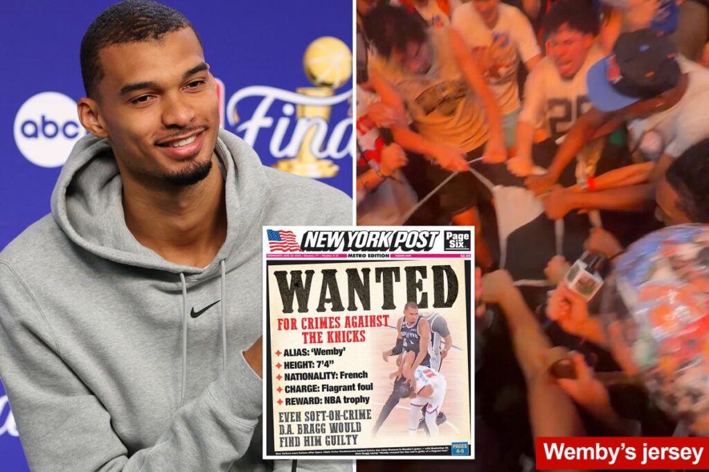 Wemby’s dirty, ref-boosted Game 3 vs. Knicks makes him Public Enemy No. 1 in NYC: ‘He’s the series villain’ Wemby’s dirty, ref-boosted Game 3 vs. Knicks makes him Public Enemy No. 1 in NYC: ‘He’s the series villain’