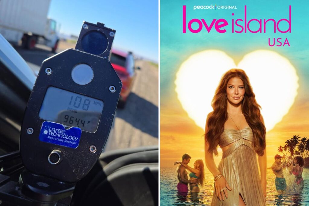 Arizona woman caught speeding 108 mph while rushing home to watch ‘Love Island’