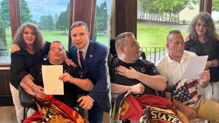 Trump-endorsed congressional candidate pledges entire 4K salary to wounded Iraq War veteran’s family