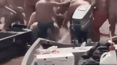 WATCH: Boozy boaters unleash wild riverfront brawl as fists fly at popular South Carolina sandbar WATCH: Boozy boaters unleash wild riverfront brawl as fists fly at popular South Carolina sandbar