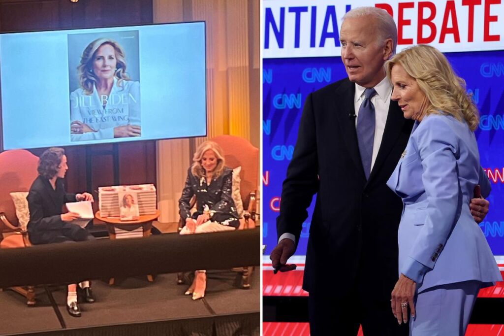 Jill Biden claims she’s brutally honest with Joe during book event: ‘Because no one else will be’