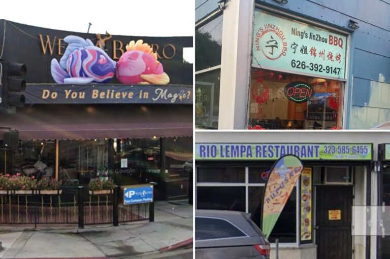 Every LA restaurant shut down for disgusting health violations this week — and when they reopened