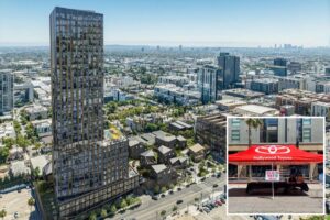 Hollywood’s Toyota dealership begins massive transformation into housing and retail development — complete with a 35-story tower