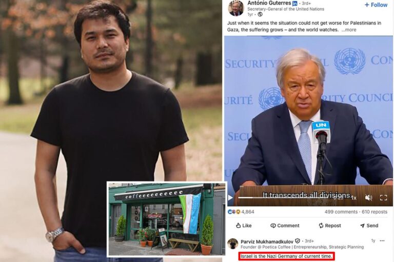 Lefty owner of anti-Israel NYC coffee shop calls Israel ‘Nazi Germany of our time’ in hateful online outburst