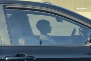 Wild video shows child holding steering wheel on driver’s lap on California freeway
