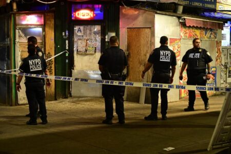 Two men fatally shot outside NYC subway station
