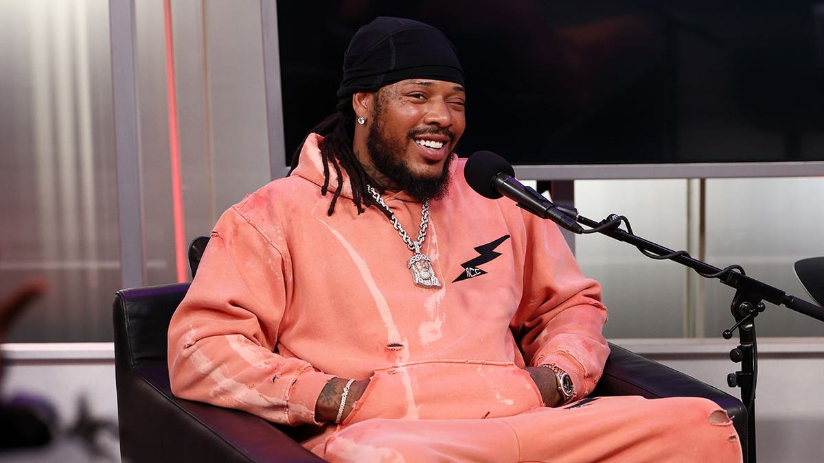 Fetty Wap speaking during SiriusXM's Front Row at SiriusXM Studios in New York City