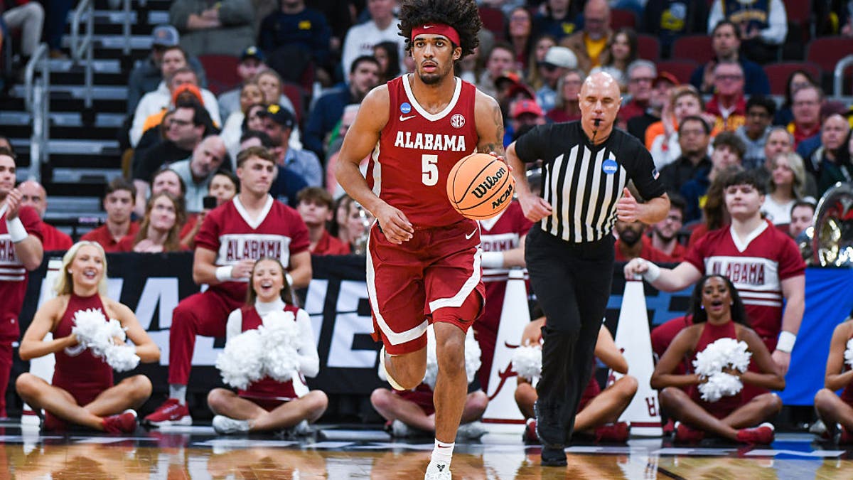 Alabama forward Amari Allen averaged 11.4 points during his freshman season. (Photo by Aaron J. Thornton/Getty Images)