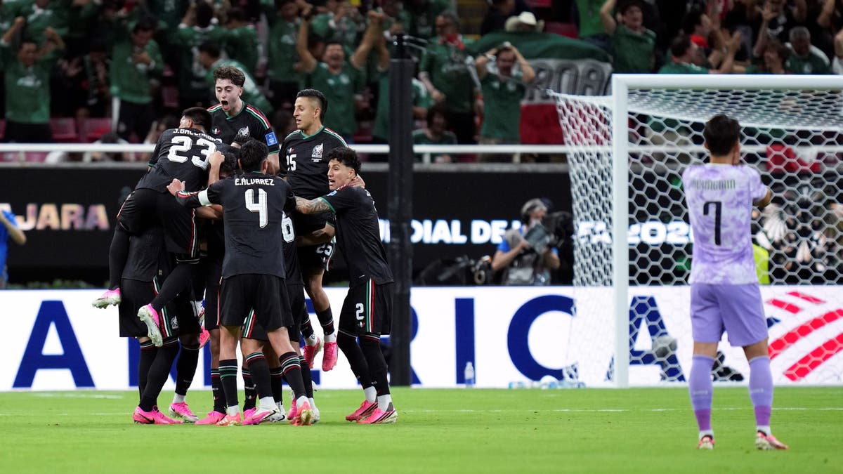 Mexico secured its trip to the knockout stage with a 1-0 victory over South Korea on June 18. (Photo by Martin Zabala/Xinhua via Getty Images)