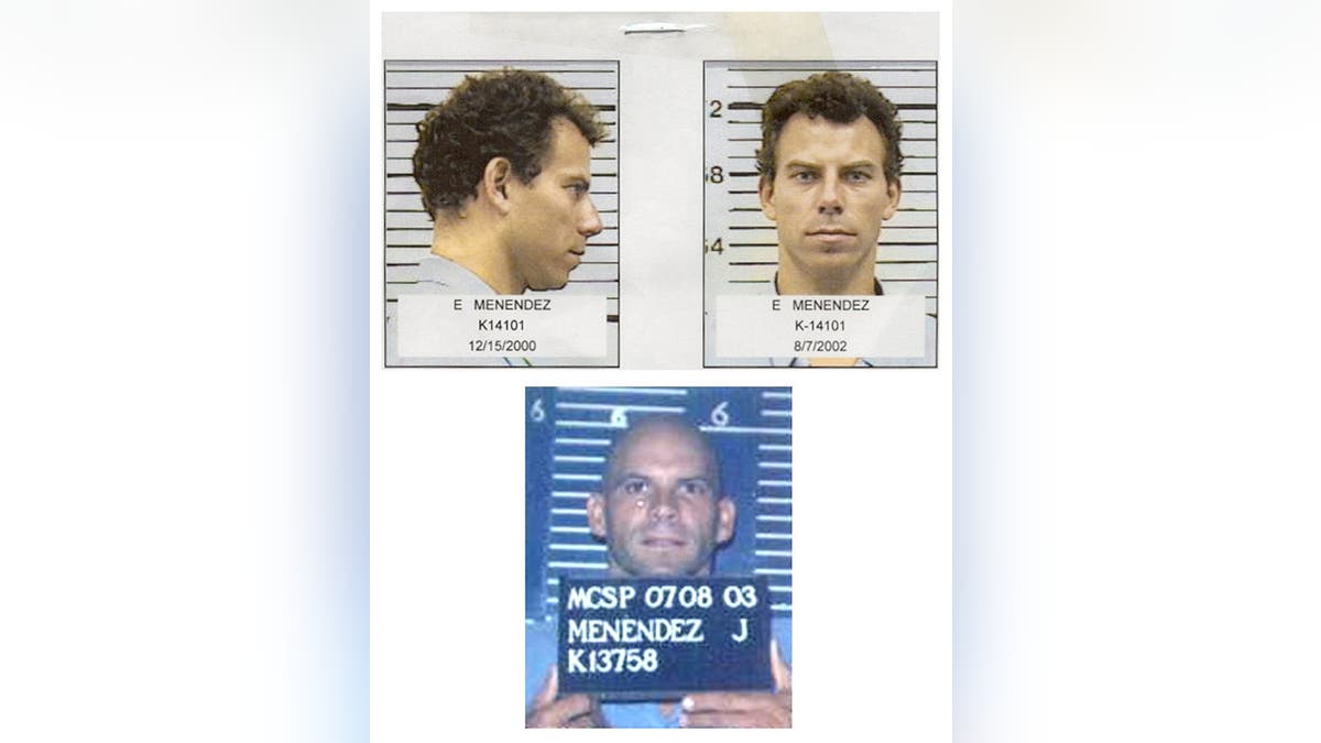 Erik Menendez facing camera in a mug shot from California Department of Corrections