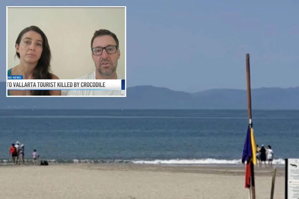 Horror as man, 28, is killed by a crocodile in Puerto Vallarta as California couple try to save him