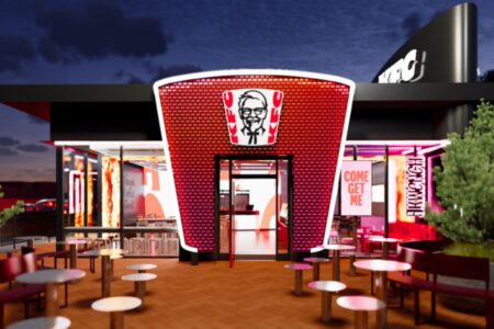 KFC unveils brand overhaul with modern open-concept restaurant design