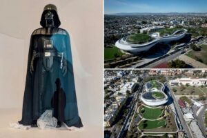 Stunning views of new George Lucas museum in LA revealed in flyover video ahead of highly anticipated opening date Stunning views of new George Lucas museum in LA revealed in flyover video ahead of highly anticipated opening date