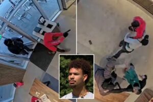 Starbucks workers bravely fight off robbers before they were fired for stopping duo, new video shows