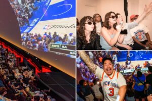 Exclusive | Funeral home stages wacky Knicks watch party — as team rose from the dead in stunning Game 4 comeback