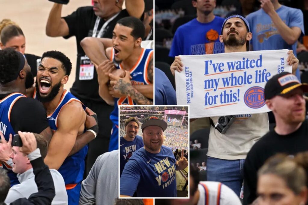 Knicks fan braved 12-hour flight delays, psychotic Spurs fans — but it was worth it to see NY win it all